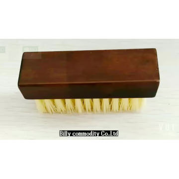 Professional Factory Made 9.6*3*4.5CM Customized Clean Shoe Brush Wooden